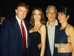 Donald Trump seen with Jeffrey Epstein. (File photo.)