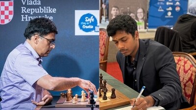 Viswanathan Anand praised Pranav V. Viswanathan Anand praised Pranav V.