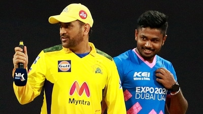 MS Dhoni and Sanju Samson during an IPL match between CSK and RR. (ANI Photo) MS Dhoni and Sanju Samson during an IPL match between CSK and RR. (ANI Photo)