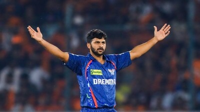 Shardul Thakur is set to join Mumbai Indians after only one season at LSG. (ANI) Shardul Thakur is set to join Mumbai Indians after only one season at LSG. (ANI)