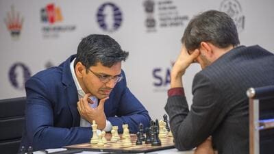 After drawing the opening game against Nils Grandelius of Sweden, Harikrishna Pentala won the second to advance to the next round. (FIDE/Michal Walusza) After drawing the opening game against Nils Grandelius of Sweden, Harikrishna Pentala won the second to advance to the next round. (FIDE/Michal Walusza)