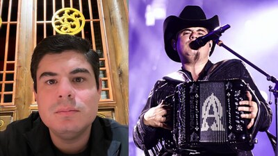 Singer and accordion player, Alfredo Olivas. (X and Facebook) Singer and accordion player, Alfredo Olivas. (X and Facebook)