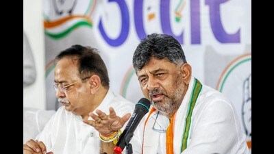 Deputy chief minister DK Shivakumar on Thursday urged restraint within the state Congress unit and said that leaders must refrain from making speculative comments about the November 10 blast near Delhi’s Red Fort. (ANI) Deputy chief minister DK Shivakumar on Thursday urged restraint within the state Congress unit and said that leaders must refrain from making speculative comments about the November 10 blast near Delhi’s Red Fort. (ANI)