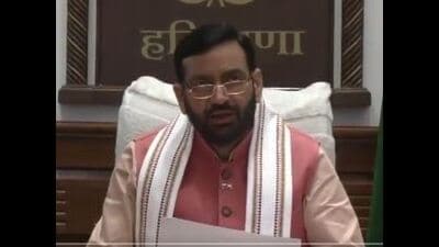 Haryana chief minister Nayab Singh Saini has ordered departmental action against 19 executive engineers of various departments for closing some complaints on the ‘Mhari Sadak App’ without ensuring their complete resolution and for mishandling public grievances. (Source: X)