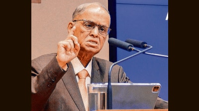 Infosys founder NR Narayana Murthy during the Infosys Prize winners announcement. (ani) Infosys founder NR Narayana Murthy during the Infosys Prize winners announcement. (ani)