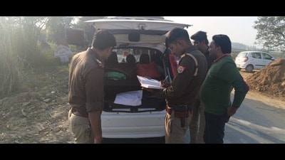 Meerut police have also intensified checking of vehicles. (Sourced)
