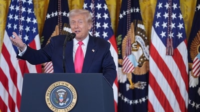 President Donald Trump speaks during an event on foster care in the East Room of the at the White House, Thursday, Nov. 13, 2025, in Washington. (AP) President Donald Trump speaks during an event on foster care in the East Room of the at the White House, Thursday, Nov. 13, 2025, in Washington. (AP)