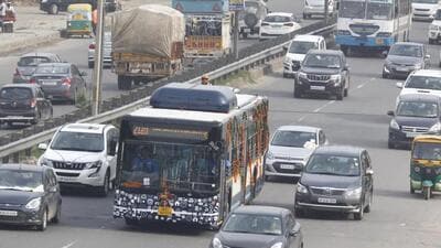 Officers had been directed to come up with a report by next week on maintenance activities conducted on around 170 buses. (Yogendra Kumar/HT PHOTO)