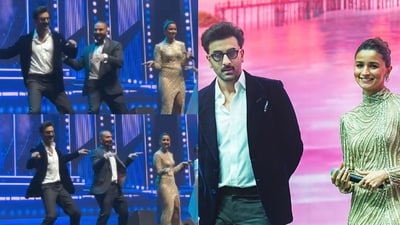 Ranbir Kapoor and Alia Bhatt in Dubai