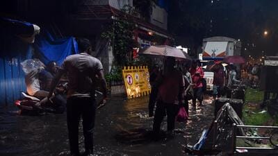 Rainfall deaths accounted for 11% of the deaths among slum residents during a monsoon season, but only 2.4% of deaths among those living outside of slum areas, the study found (Hindustan Times) Rainfall deaths accounted for 11% of the deaths among slum residents during a monsoon season, but only 2.4% of deaths among those living outside of slum areas, the study found (Hindustan Times)