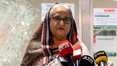 On October 8, Bangladesh's International Crimes Tribunal (ICT) issued warrants against 30 accused, including former PM Hasina, (AFP) On October 8, Bangladesh's International Crimes Tribunal (ICT) issued warrants against 30 accused, including former PM Hasina, (AFP)