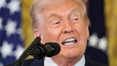 Donald Trump had offered to pay tariff dividend checks, but the announcement had come during the government shutdown. (REUTERS)