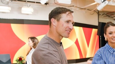 Drew Brees, a former NFL star, will debut as an analyst on FOX NFL Sunday after Mark Sanchez's exit. (Alison Yin/AP Content Services for Verizon Business) (AP) Drew Brees, a former NFL star, will debut as an analyst on FOX NFL Sunday after Mark Sanchez's exit. (Alison Yin/AP Content Services for Verizon Business) (AP)