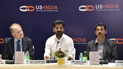 యూఎస్ - ఇండియా వ్యూహాత్మక భాగస్వామ్య సదస్సులో సీఎం రేవంత్ యూఎస్ - ఇండియా వ్యూహాత్మక భాగస్వామ్య సదస్సులో సీఎం రేవంత్
