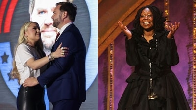 Viral claims of a $90 million lawsuit against Whoopi Goldberg, brought by Erika Kirk, circulated online. (X/@HustleBitch_, Trainer75Sir) Viral claims of a $90 million lawsuit against Whoopi Goldberg, brought by Erika Kirk, circulated online. (X/@HustleBitch_, Trainer75Sir)