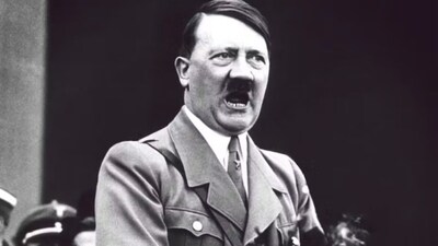 The DNA testing was made possible from a sample of Adolf Hitler's blood that researchers had obtained from a piece of the material taken from the sofa where the Nazi dictator had shot himself. (X/@krassenstein) The DNA testing was made possible from a sample of Adolf Hitler's blood that researchers had obtained from a piece of the material taken from the sofa where the Nazi dictator had shot himself. (X/@krassenstein)