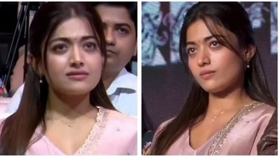Rashmika Mandanna teared up at the success meet of her film, The Girlfriend. Rashmika Mandanna teared up at the success meet of her film, The Girlfriend.