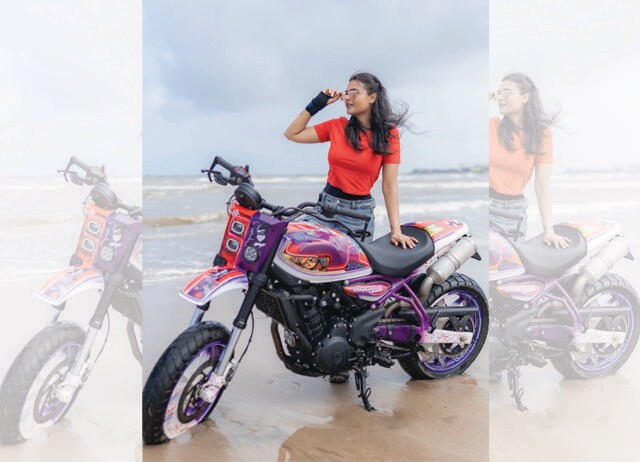 Mumbai rider Vishakha Fulsunge plans for contingencies long before she sets out. Mumbai rider Vishakha Fulsunge plans for contingencies long before she sets out.
