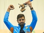 Shooter Samrat Rana, 20, shot 10.6 in his final aim to bag the gold medal at the recent ISSF World Championships 2025 in Cairo (Egypt).