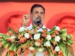 Lok Sabha Leader of Opposition Rahul Gandhi speaks during a public meeting for the second and final phase of the Bihar assembly election, at Bahadurganj in Kishanganj. (AICC/ANI Photo)
