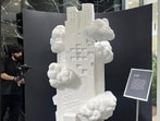 Dream House by Harmeet Rattan, one of the pieces at the show, is sculpted from pure Greek marble (Saurabh Sharma)