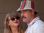Taylor Swift's mother said that Travis Kelce brought 'happiness' to the singer's life. (AFP)