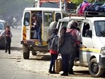 In the wake of rising air pollution levels, the Commission for Air Quality Management imposed stage 3 of the Graded Response Action Plan (GRAP) on November 11. (Sakib Ali/HT Photo)