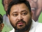RJD leader Tejashwi Yadav addresses a press conference in Patna (PTI) RJD leader Tejashwi Yadav addresses a press conference in Patna (PTI)