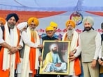 The Delhi Sikh Gurdwara Management Committee (DSGMC) on Thursday launched the “Dharam Rakhiak Yatra”, a religious procession, from Anandpur Sahib, marking the 350th martyrdom anniversary of Guru Teg Bahadur, the ninth Sikh Guru