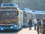 e government said the initiatives mark a decisive step in modernising vehicle fitness testing and strengthening Delhi’s electric mobility transition. (Hindustan Times) e government said the initiatives mark a decisive step in modernising vehicle fitness testing and strengthening Delhi’s electric mobility transition. (Hindustan Times)