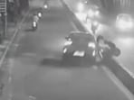 The driver, who fled immediately after the crash, has now been arrested.(X)