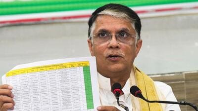 “There is a book – ‘To Serve with Love’. Gyanesh Kumar is now writing the same book for Prime Minister Modi,” Congress leader Pawan Khera said. (PTI) “There is a book – ‘To Serve with Love’. Gyanesh Kumar is now writing the same book for Prime Minister Modi,” Congress leader Pawan Khera said. (PTI)