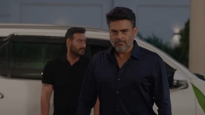 De De Pyaar De 2 Twitter review: Ajay Devgn and R Madhavan in a still from the film. De De Pyaar De 2 Twitter review: Ajay Devgn and R Madhavan in a still from the film.