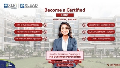 Enhance your HR skills with XLRI’s programme, gaining practical partnering abilities, strategic insight and confidence to support evolving organisational needs effectively. Enhance your HR skills with XLRI’s programme, gaining practical partnering abilities, strategic insight and confidence to support evolving organisational needs effectively.