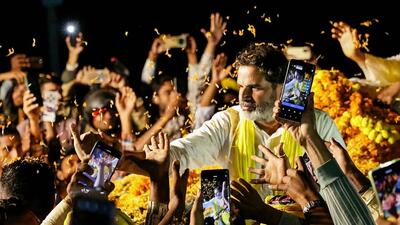 Prashant Kishor during a roadshow ahead of assembly elections. (AFP) Prashant Kishor during a roadshow ahead of assembly elections. (AFP)