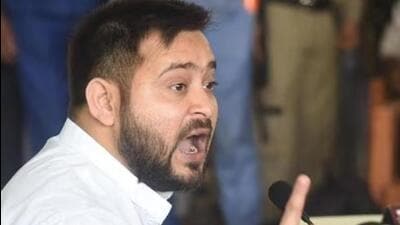 Tejashwi Yadav tried to expand his social base by wooing Kushwaha and Koeri voters by giving them a good number of tickets, but counting trends show the experiment failed. (Santosh Kumar/ Hindustan Times) Tejashwi Yadav tried to expand his social base by wooing Kushwaha and Koeri voters by giving them a good number of tickets, but counting trends show the experiment failed. (Santosh Kumar/ Hindustan Times)