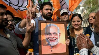 The party increased its vote share to 20.81% from 19.46% it got in 2020 polls. (AFP photo) The party increased its vote share to 20.81% from 19.46% it got in 2020 polls. (AFP photo)