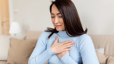 Gas pain in the chest can feel sharp or heavy. Know how to get rid of it. (Adobe Stock) Gas pain in the chest can feel sharp or heavy. Know how to get rid of it. (Adobe Stock)