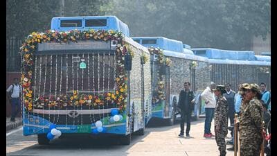 e government said the initiatives mark a decisive step in modernising vehicle fitness testing and strengthening Delhi’s electric mobility transition. (Hindustan Times)