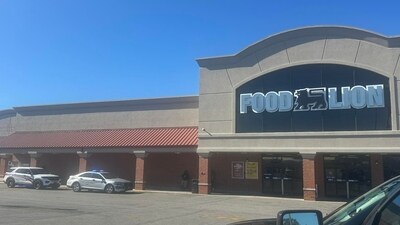 Photos on social media showed police presence outside the Food Lion at Orangeburg. (Facebook/Tony Nimmons)