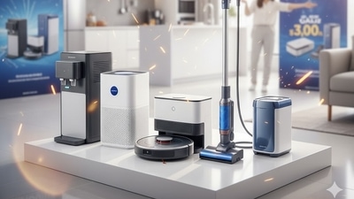 Amazon Cleaning Fest slashes prices on air purifiers, water purifiers, and vacuum cleaners. Shop the best brands and transform your home’s hygiene with deals up to 71% off. (AI-generated)