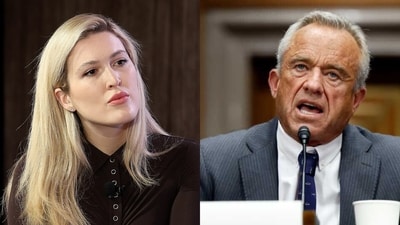 Olivia Nuzzi and Robert F Kennedy Jr allegedly had parts of each other's bodies they liked. (X/@roushanmehta_, @SpencerHakimian) Olivia Nuzzi and Robert F Kennedy Jr allegedly had parts of each other's bodies they liked. (X/@roushanmehta_, @SpencerHakimian)