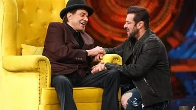 Salman Khan and Dharmendra
