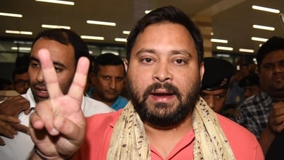 Raghopur election result 2025: Rashtriya Janata Dal's Tejashwi Yadav retained his bastion (File/HT Photo)