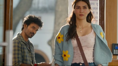 Tere Ishk Mein trailer: Dhanush and Kriti Sanon in the movie. Tere Ishk Mein trailer: Dhanush and Kriti Sanon in the movie.