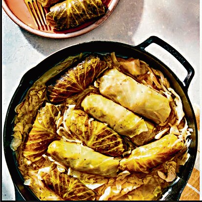 Malfouf (cabbage rolls) from Lebanon. (Photo: Julia Gartland / Setting a Place for Us) Malfouf (cabbage rolls) from Lebanon. (Photo: Julia Gartland / Setting a Place for Us)