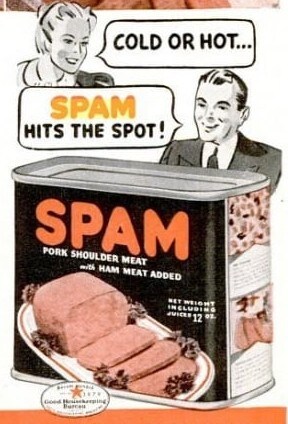 An ad for spam from 1940.