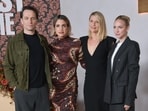 Matthew Rhys, Natalie Morales, Claire Danes and Brittany Snow at an FYC event for "The Beast in Me" in Los Angeles.