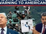 Venezuelan President Nicolás Maduro has issued a grave warning to the American people Venezuelan President Nicolás Maduro has issued a grave warning to the American people