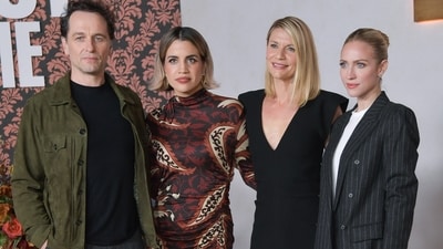 Matthew Rhys, Natalie Morales, Claire Danes and Brittany Snow at an FYC event for "The Beast in Me" in Los Angeles. (Richard Shotwell/Invision/AP) Matthew Rhys, Natalie Morales, Claire Danes and Brittany Snow at an FYC event for "The Beast in Me" in Los Angeles. (Richard Shotwell/Invision/AP)